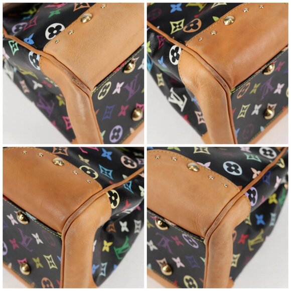 LOUIS VUITTON Monogram Multicolor Beverly GM Hand Bag Black - Picture 16 of 16